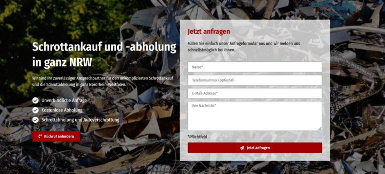 Umweltschutz in Bonn: schrottabholung-nrw24 treibt Schrottsammlung und Altmetallverwertung voran!