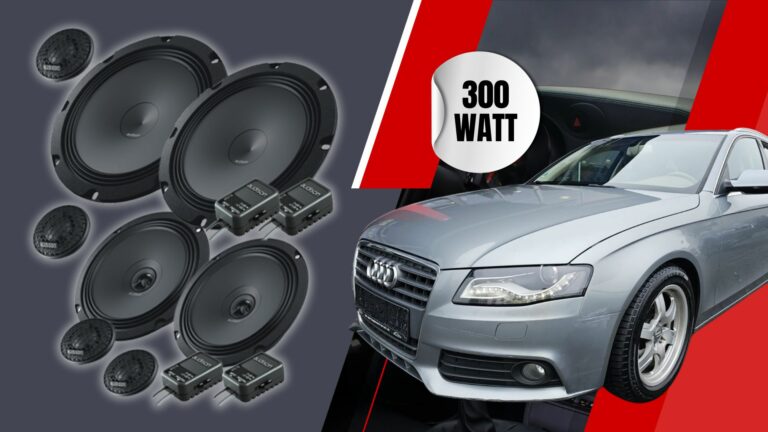 Ultimativer Klang im Audi A4 B8: Top-Lautsprecher, Bass-Booster und Pegel-Performance!