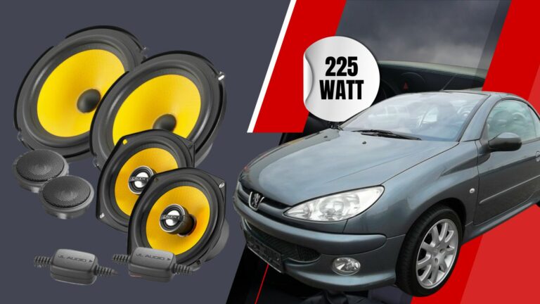 Grenzenloser Musikgenuss: Testsieger Soundupgrade für Peugeot 206CC Cabrio!