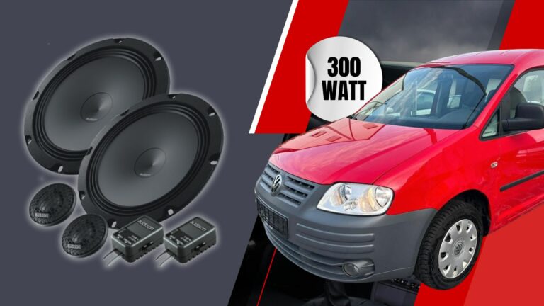 Druckvoller Sound ohne Endstufe: Das Audison System im VW Caddy