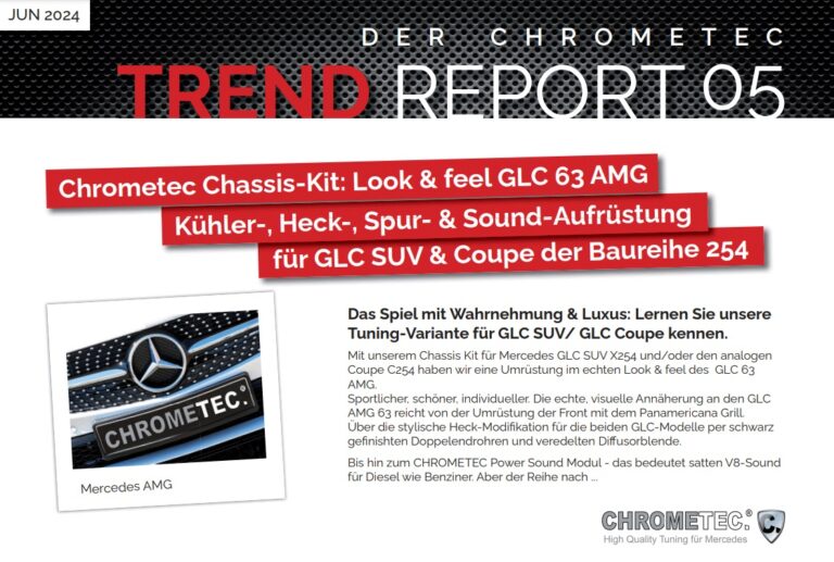 Revolution im Fahrzeugtuning: Chrometec präsentiert neuen Report und Tuningkit für Mercedes GLC 254