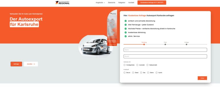 Autoexport in Karlsruhe: Ihr Spezialist für den Verkauf von Unfallwagen, Gebrauchtwagen und Fahrzeugen mit Schäden