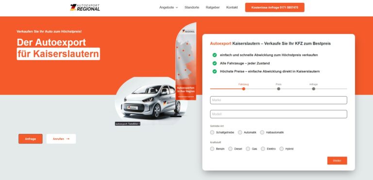 Schneller KFZ-Verkauf in Mannheim: Profitieren Sie von unserem Autoexport-Service